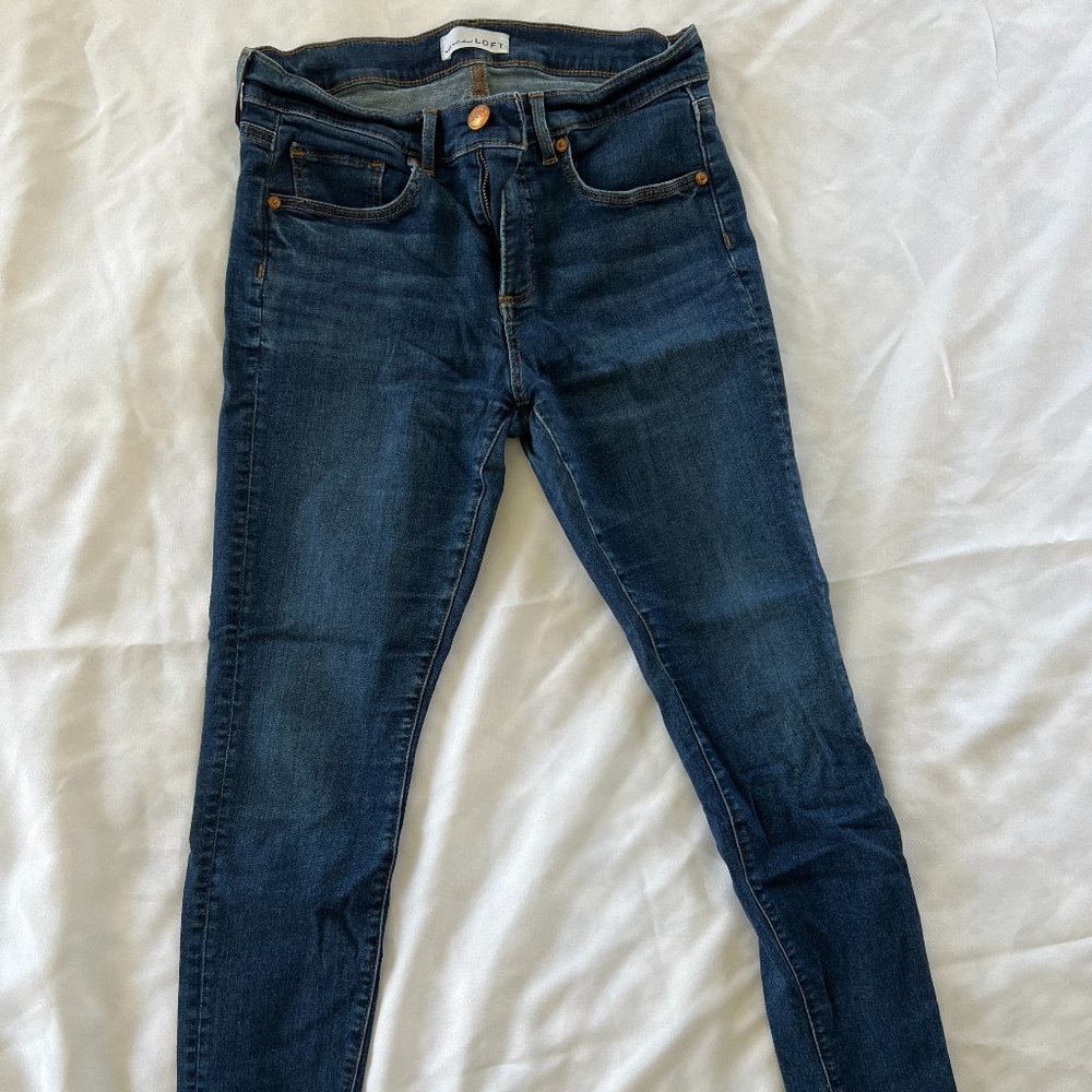 LOFT Cropped Denim